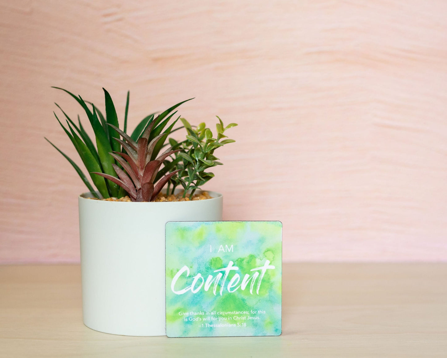 CONTENT Watercolor Affirmation Magnet