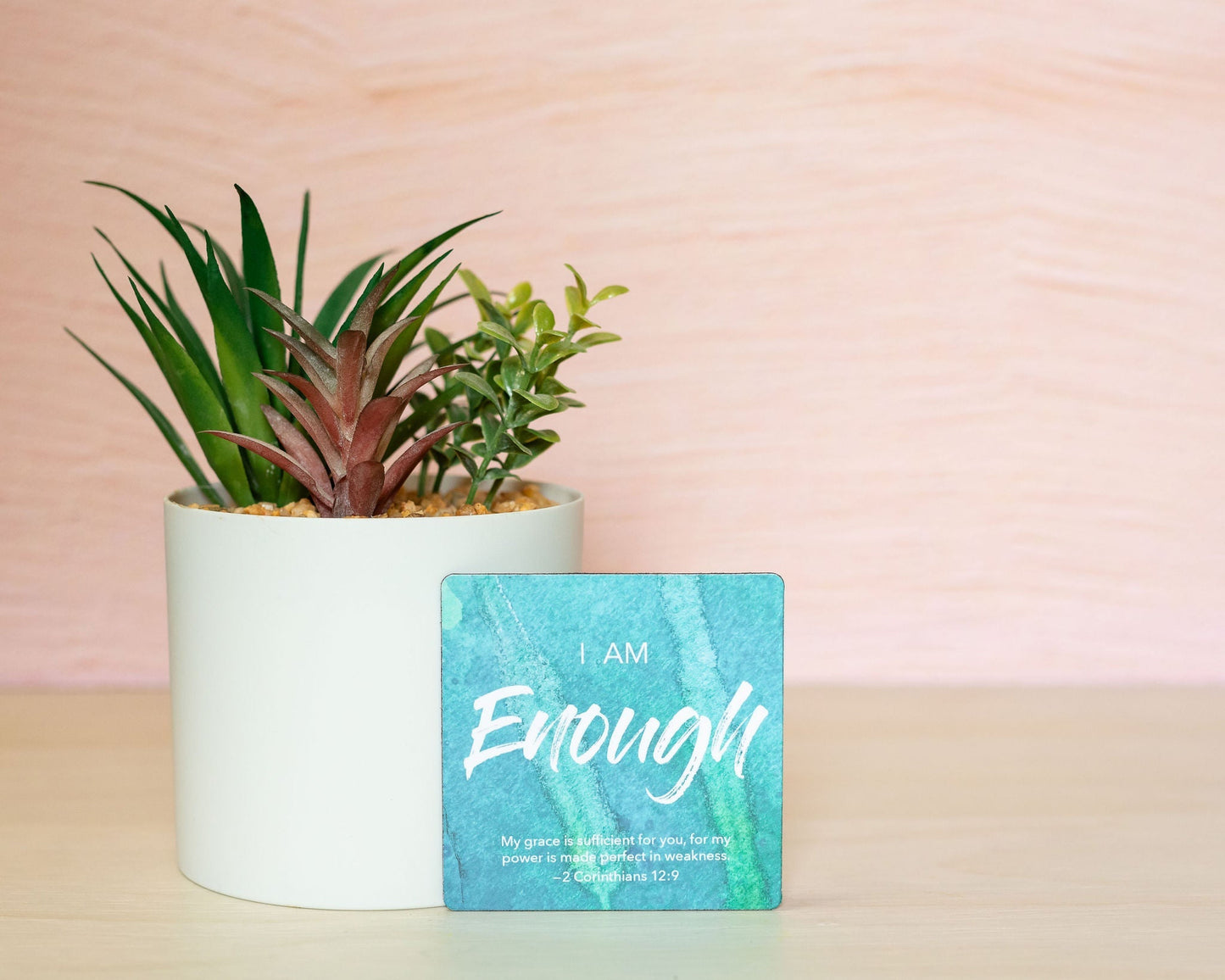 ENOUGH Watercolor Affirmation Magnet