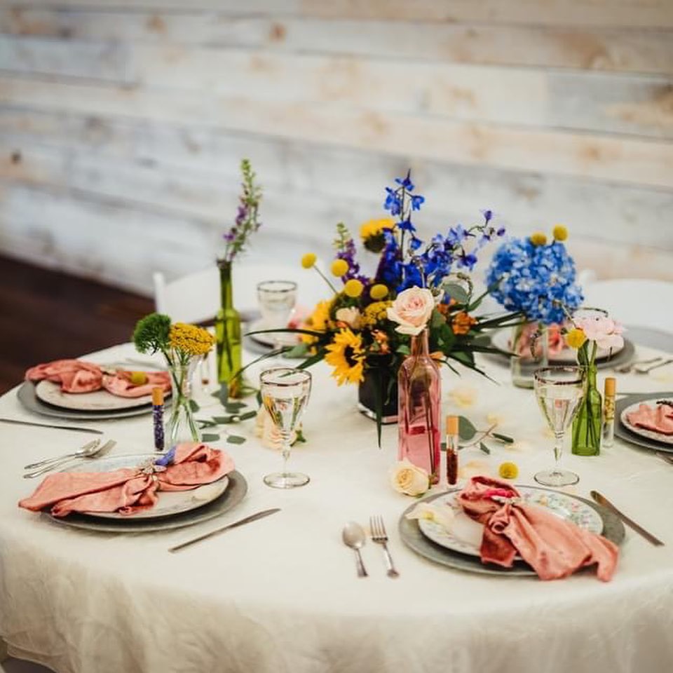 Petal & Crystal Roller Favors (Custom Wedding Sets)