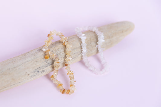 Crystal Chip Bracelet – Affirmation Collection (Limited Edition)