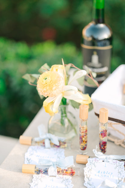 Petal & Crystal Roller Favors (Custom Wedding Sets)