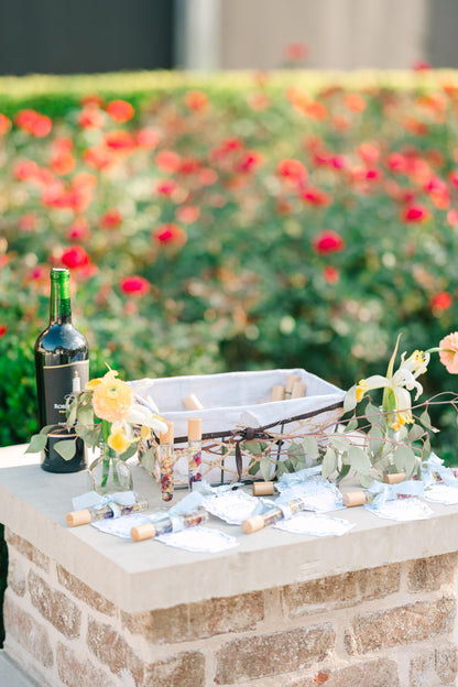 Petal & Crystal Roller Favors (Custom Wedding Sets)