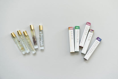 Crystal Essential Oil Roller Set – Complete Collection (Set of 5)