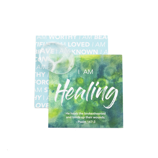 I Am Healing | Clear Quartz Affirmation Gem