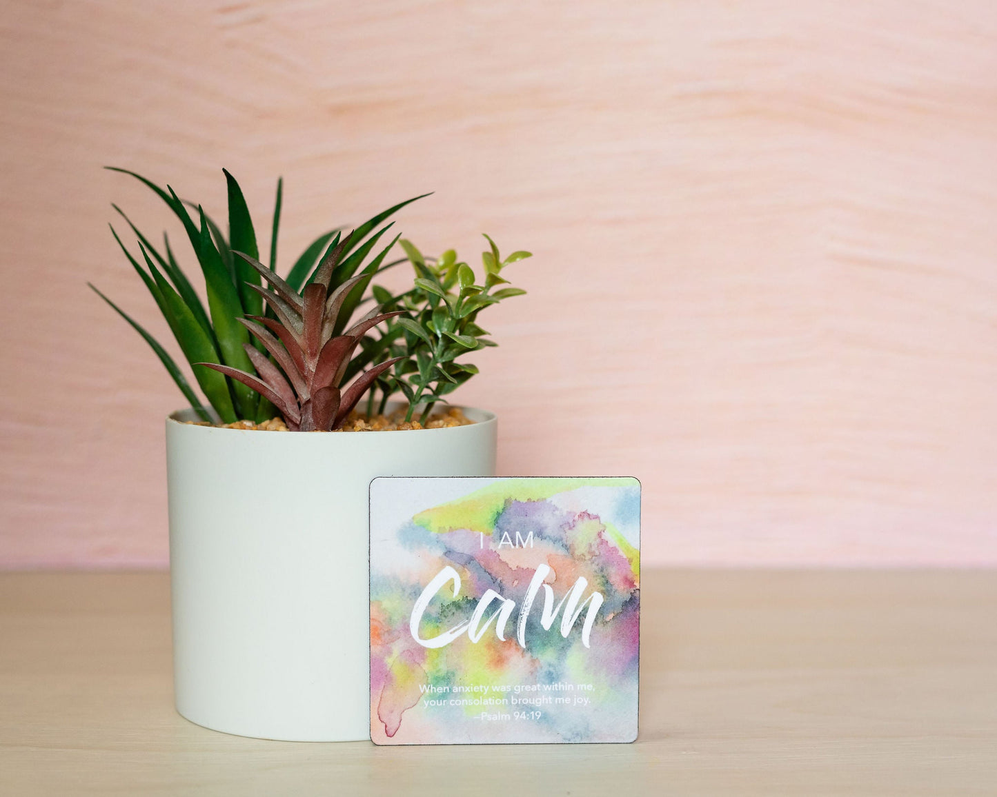 CALM Watercolor Affirmation Magnet