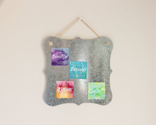 Affirmation Magnet Tin Board