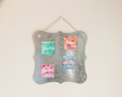 Affirmation Magnet Tin Board
