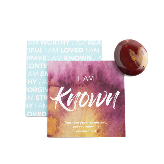 I Am Known | Mookaite Jasper Affirmation Gem