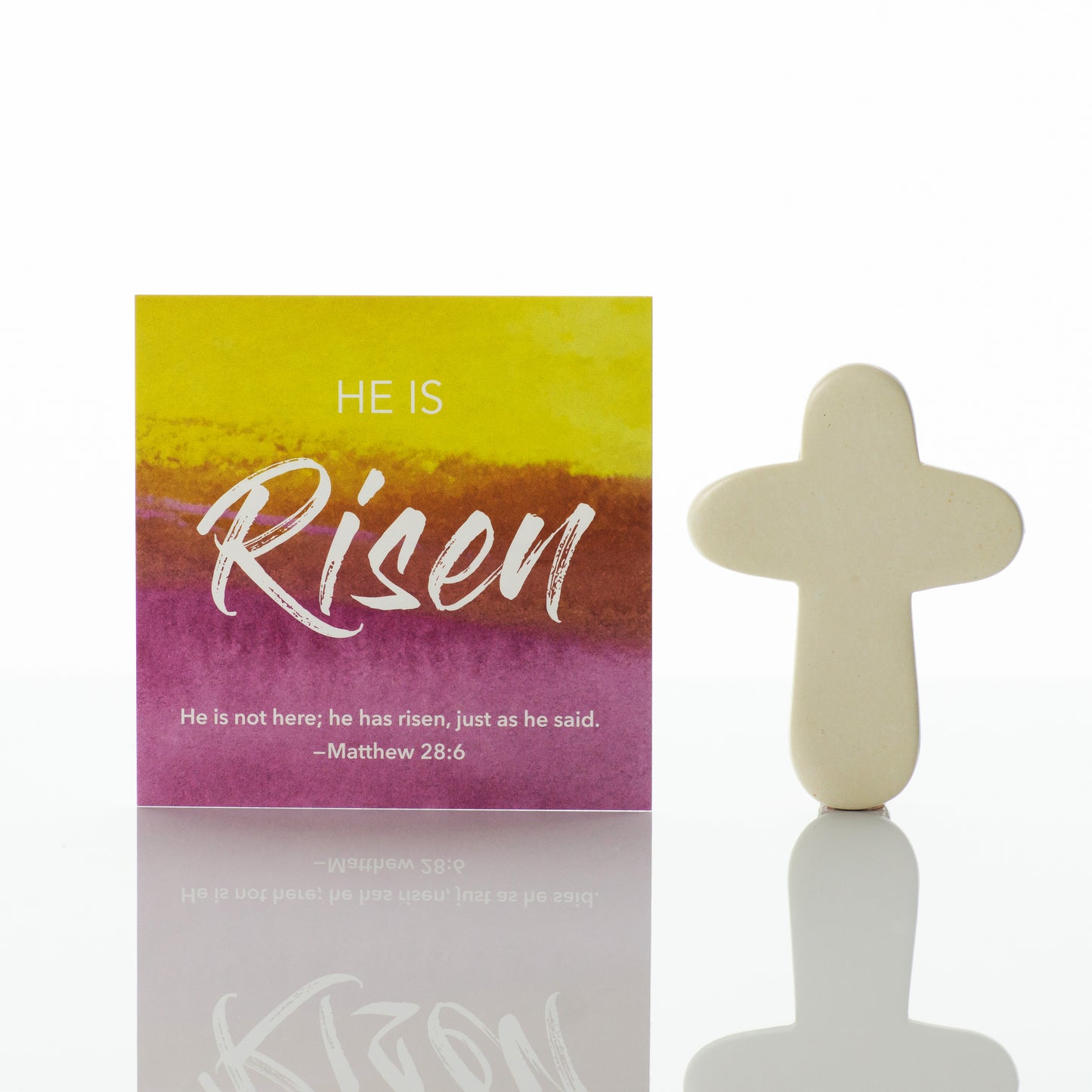 He Is Risen | Easter Affirmation Gem