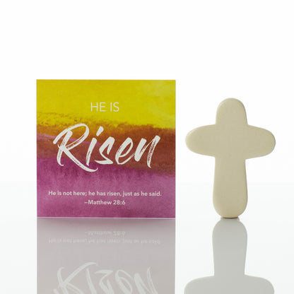 He Is Risen | Easter Affirmation Gem