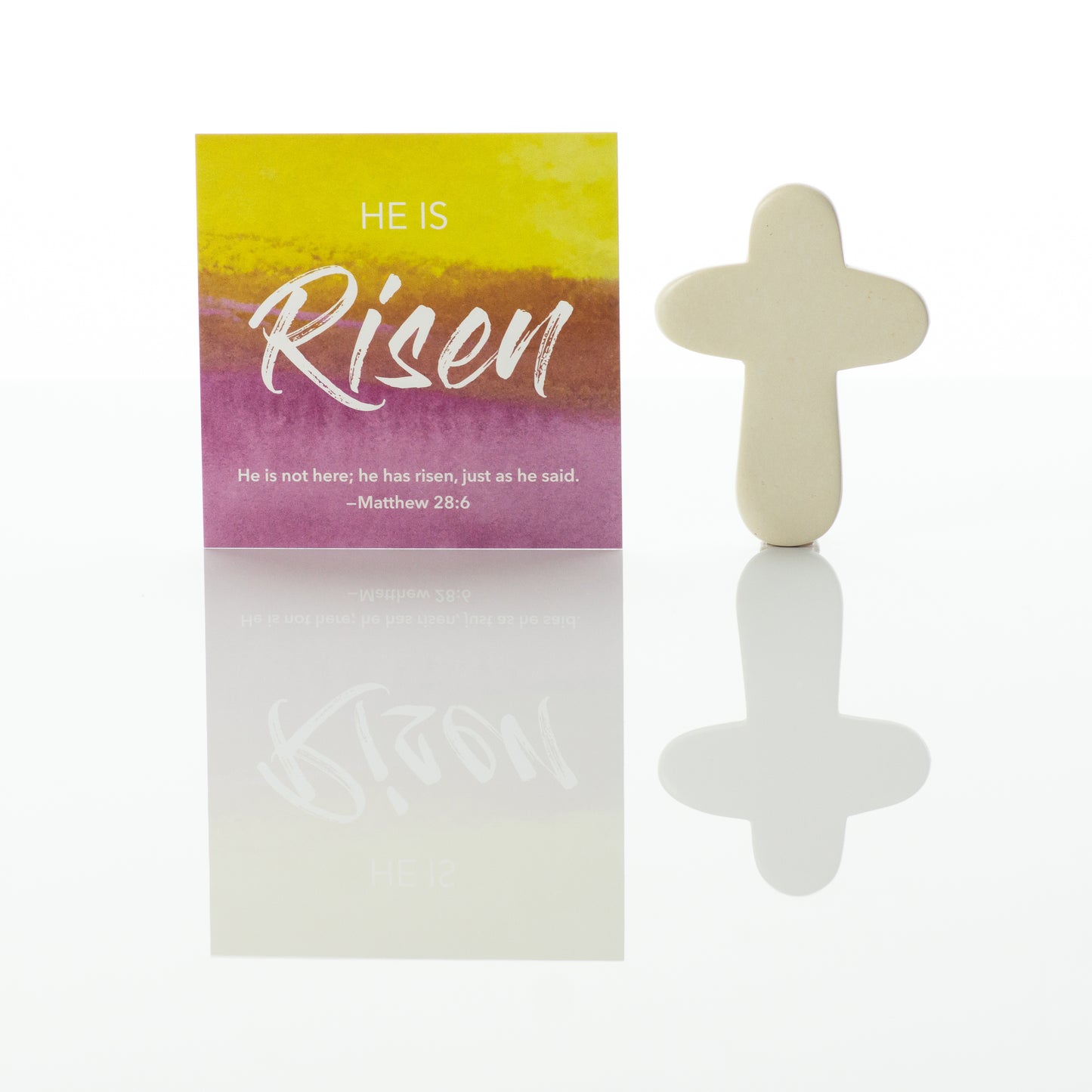He Is Risen | Easter Affirmation Gem