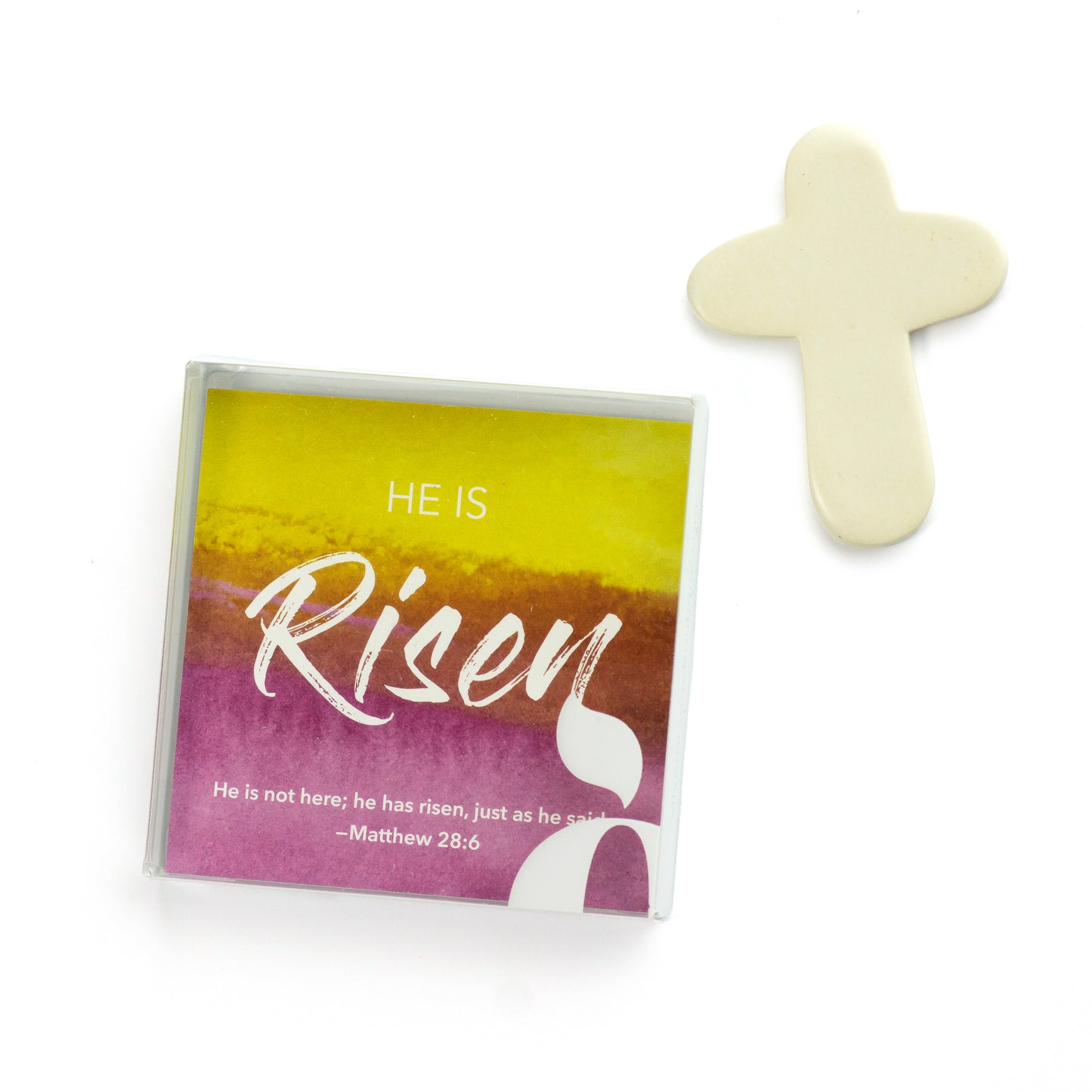 He Is Risen | Easter Affirmation Gem
