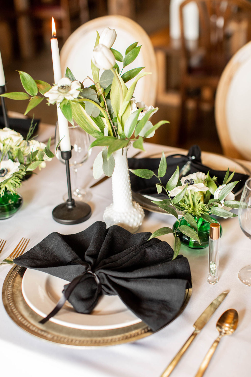 Petal & Crystal Roller Favors (Custom Wedding Sets)