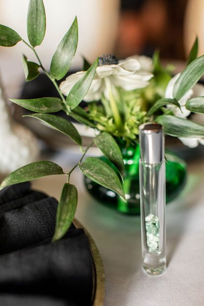 Petal & Crystal Roller Favors (Custom Wedding Sets)