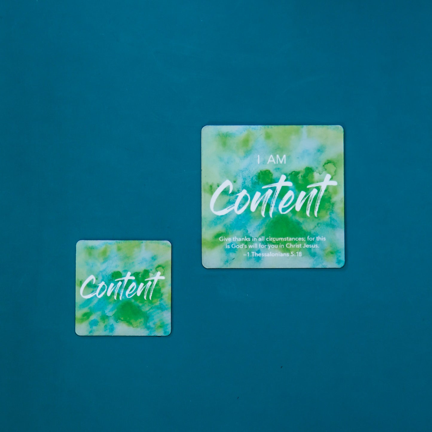 CONTENT Watercolor Affirmation Magnet
