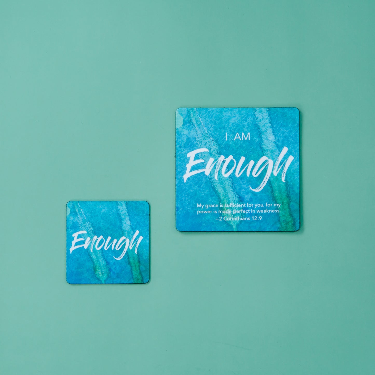 ENOUGH Watercolor Affirmation Magnet