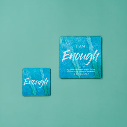 ENOUGH Watercolor Affirmation Magnet