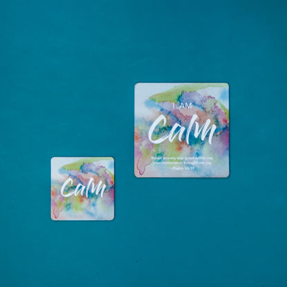 CALM Watercolor Affirmation Magnet