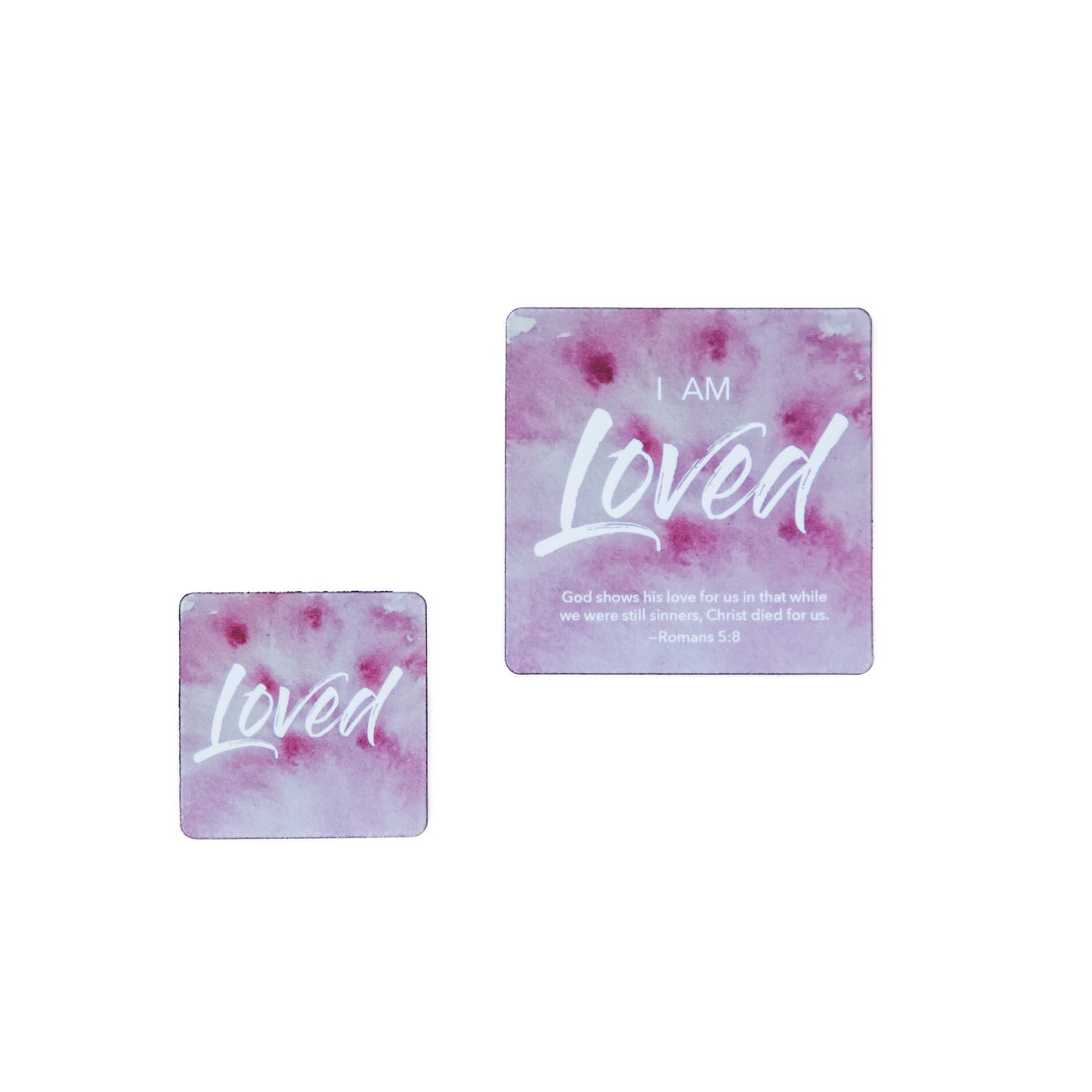 LOVED Watercolor Affirmation Magnet