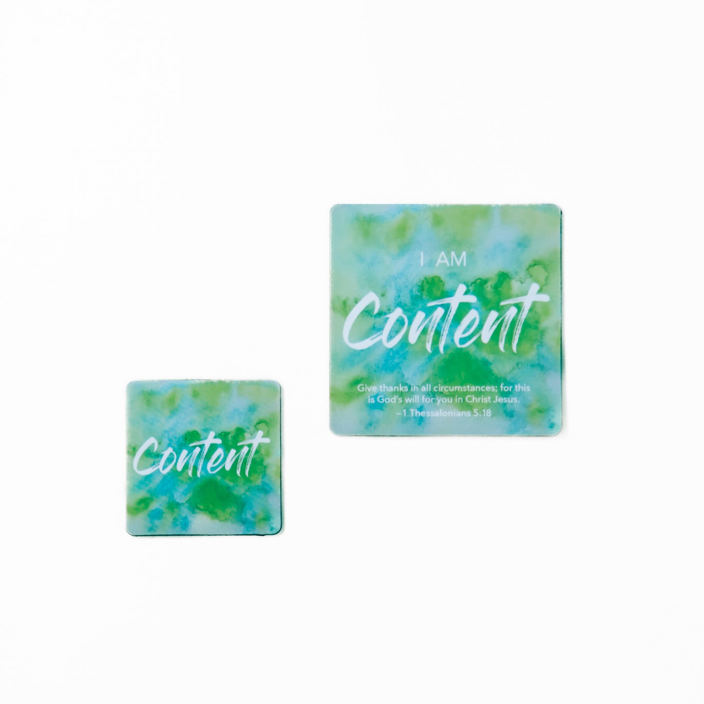 CONTENT Watercolor Affirmation Magnet