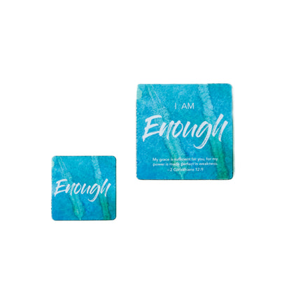 ENOUGH Watercolor Affirmation Magnet