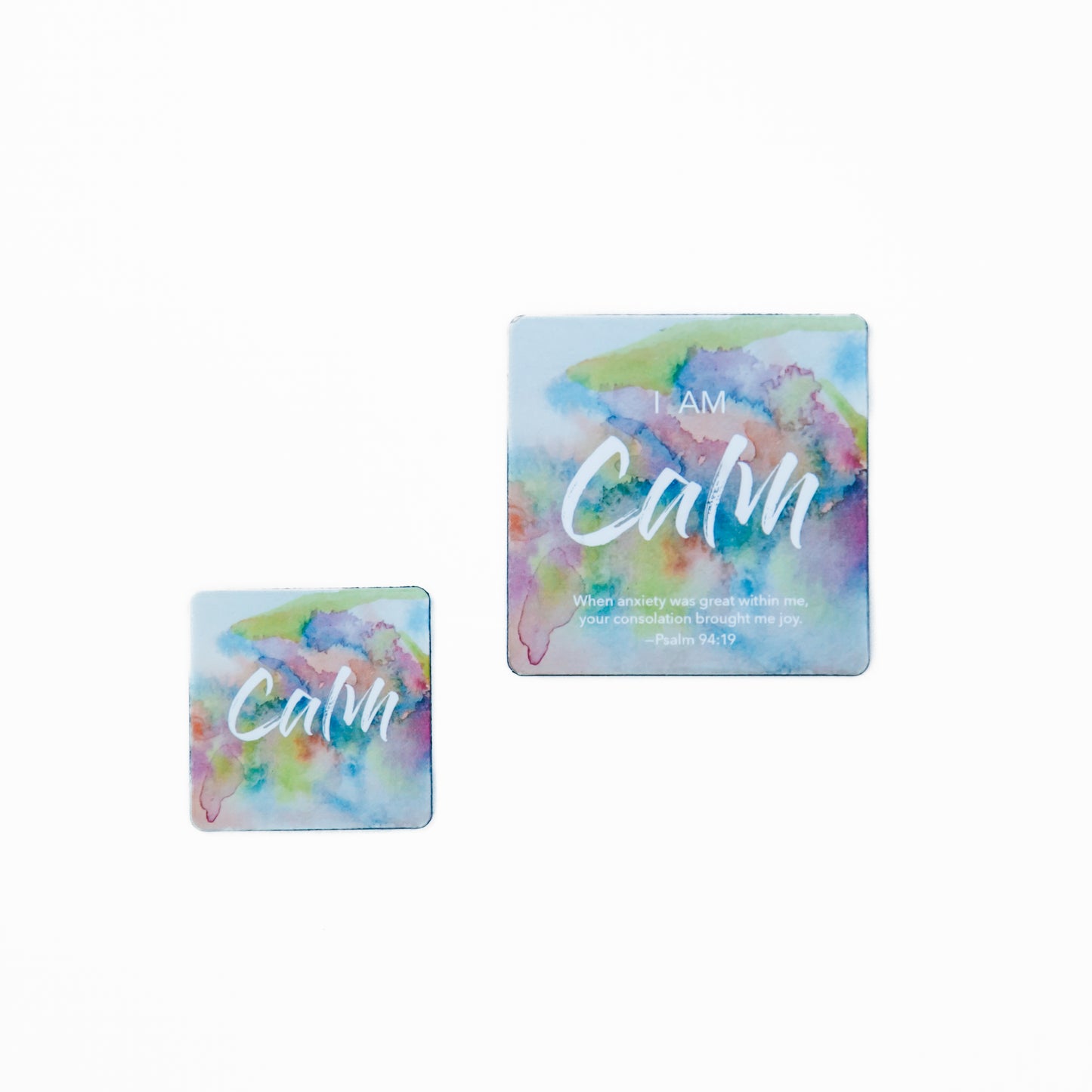 CALM Watercolor Affirmation Magnet