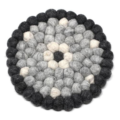 Diffuser mat, fair trade wool mat by a women's coop in Nepal