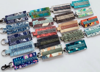For Freedom Roller holder keychain with roller bottle *Supports Sak Saum Fair-Trade Ministry