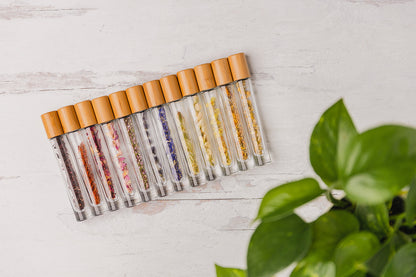 Botanical Roller Bottle Deluxe Collection – Organic Essential Oil Roller Kit (12 Pack Gift Set)