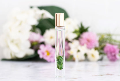 Nephrite Jade Crystal Roller Bottle