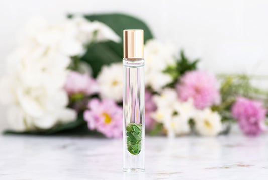 Nephrite Jade Crystal Roller Bottle