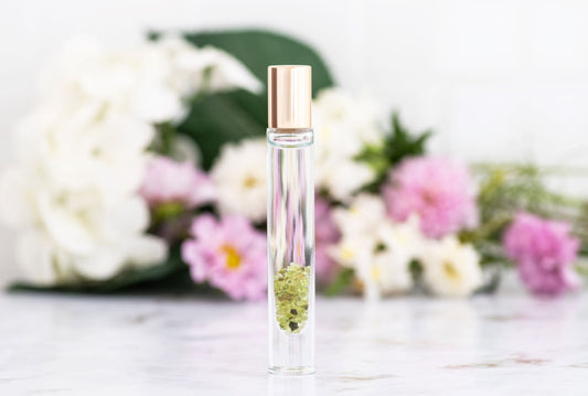 Peridot Crystal Roller Bottle