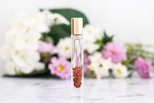Red Jasper Crystal Roller Bottle