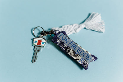 For Freedom Roller holder keychain with roller bottle *Supports Sak Saum Fair-Trade Ministry