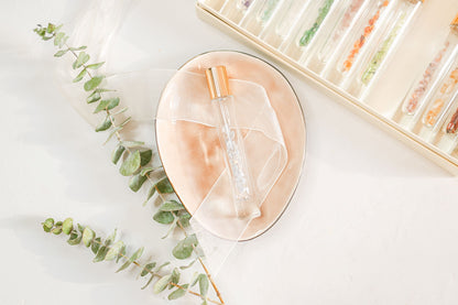 Blue Lace Agate Crystal Roller Bottle