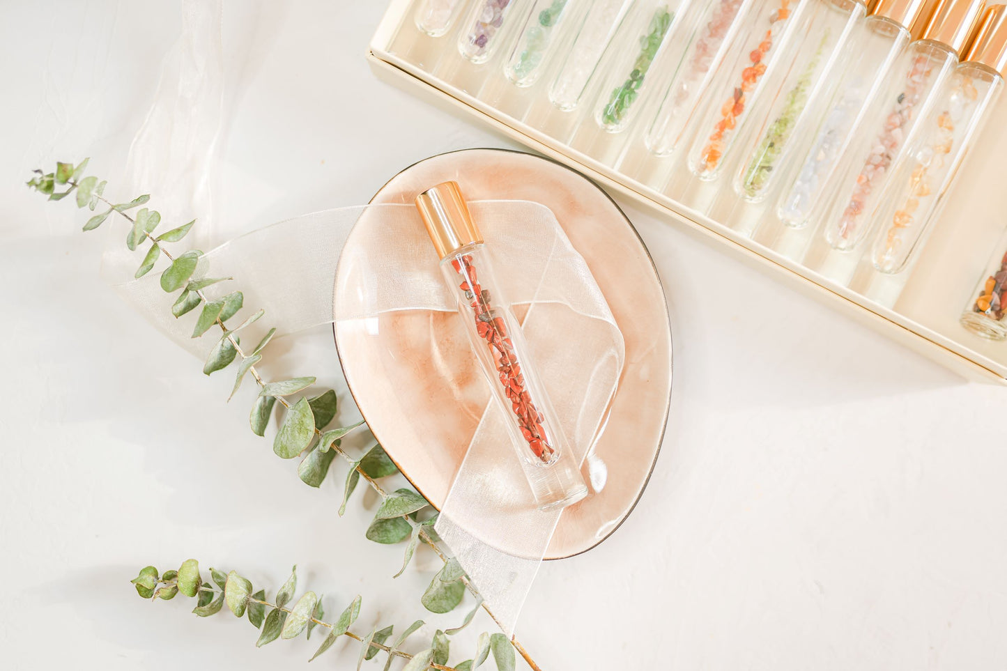 Red Jasper Crystal Roller Bottle