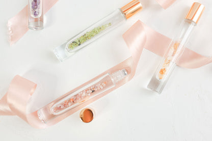 Strawberry Quartz Crystal Roller Bottle