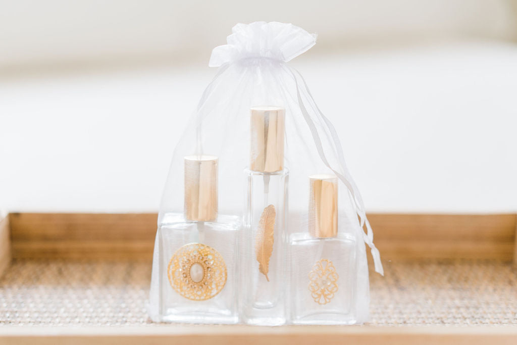 Perfume Bottle Trio - Glamorous Gold