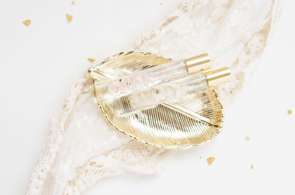 Clear Quartz Crystal Roller Bottle