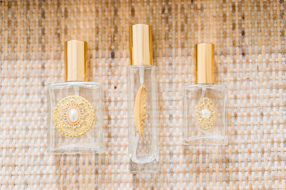Perfume Bottle Trio - Glamorous Gold