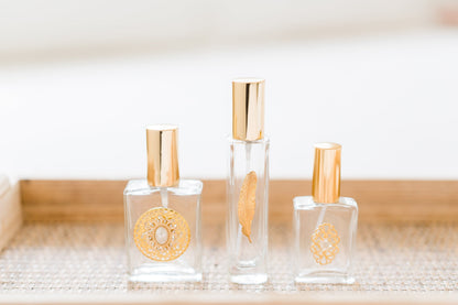 Perfume Bottle Trio - Glamorous Gold