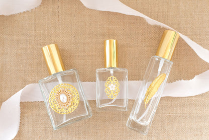 Perfume Bottle Trio - Glamorous Gold