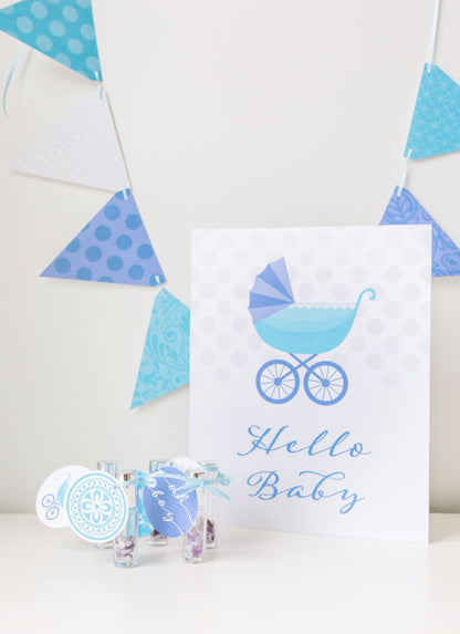 Let's Party! Baby Boy Shower Roller Favors